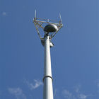 Η σκόνη έντυσε τους γαλβανισμένους 3G πύργους τηλεπικοινωνιών για το τηλεφωνικό σήμα κυττάρων