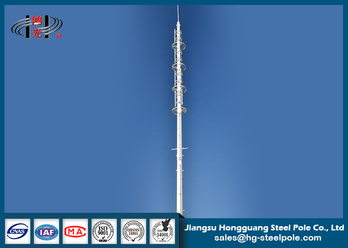 Εκλεπτυμένοι/σωληνοειδείς μονοπωλιακοί πύργοι Telecomminication για τη μετάδοση σημάτων
